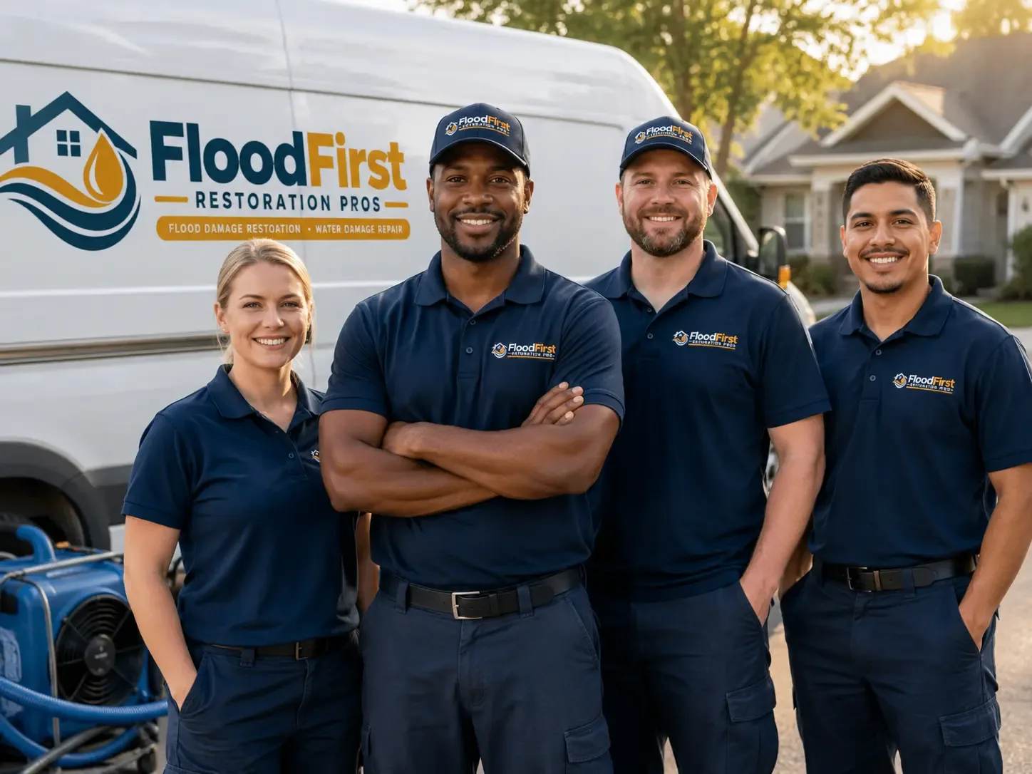 Flood Damage Restoration company in Hye, TX
