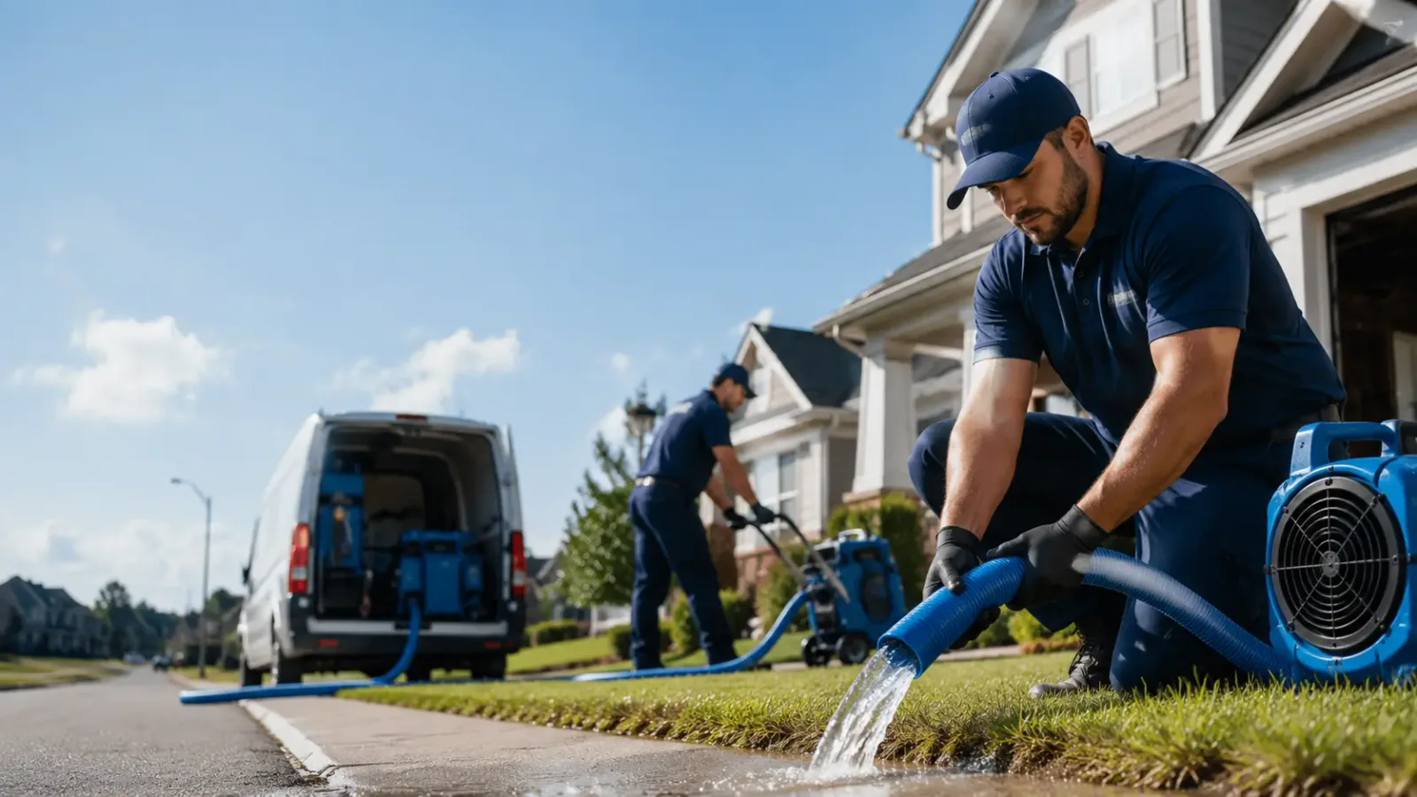Flood Damage Restoration in Hye, TX